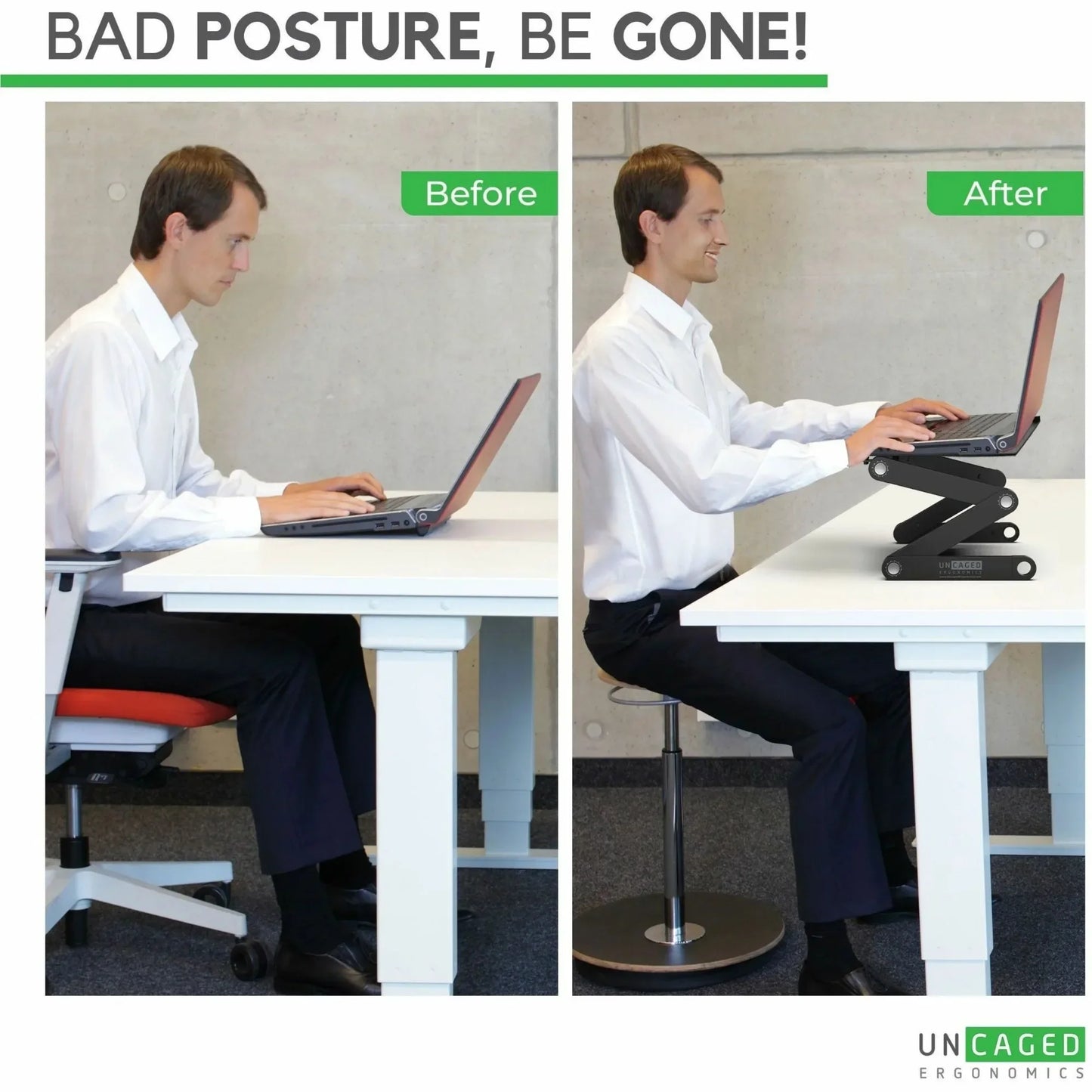 BEST Adjustable Laptop Stand and Lap Desk for Laptop Adjustable Laptop Desk Lap Aluminum Laptop Stand for Bed Laptop Cooling
