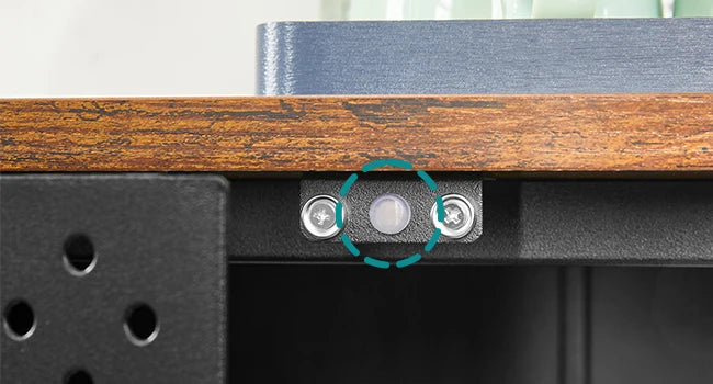 Storage Cabinet, Metal Cabinet, Sideboard with 2 Doors, 15.7 x 31.5 x 29.9 Inches,Magnetic Closure,Adjustable Shelf, Steel Frame