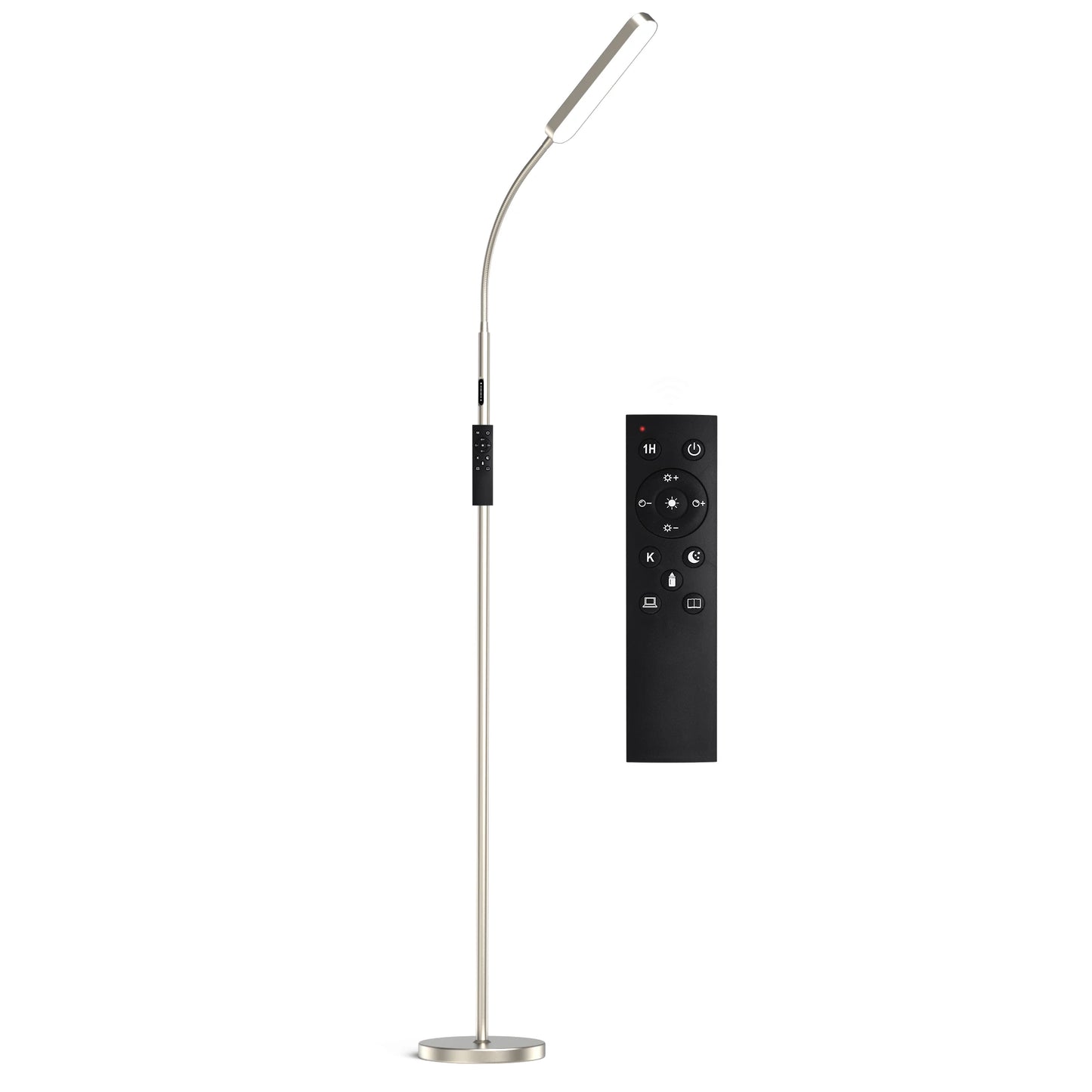 68.7" LED Standing Task/Reading Floor Lamp with Remote Control