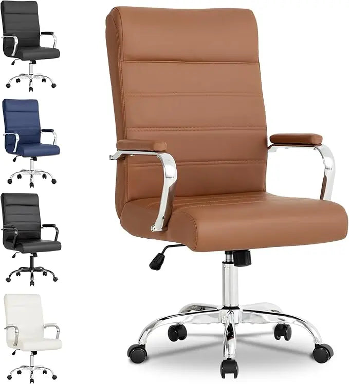 Office Desk Chair,Modern Leather Conference Room Chairs,High Back Ergonomic Home ofiice Chair,Adjustable Height Swivel Executive
