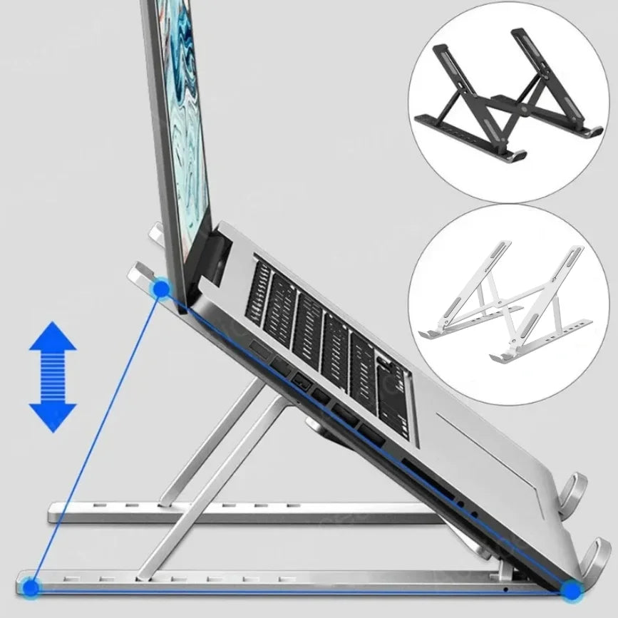 Plastic Laptop Accessories Universal Portable Foldable Laptop Holder Stand Adjustable for Notebook Matebook Tablet