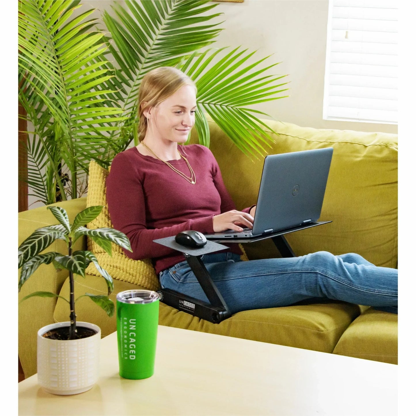 BEST Adjustable Laptop Stand and Lap Desk for Laptop Adjustable Laptop Desk Lap Aluminum Laptop Stand for Bed Laptop Cooling