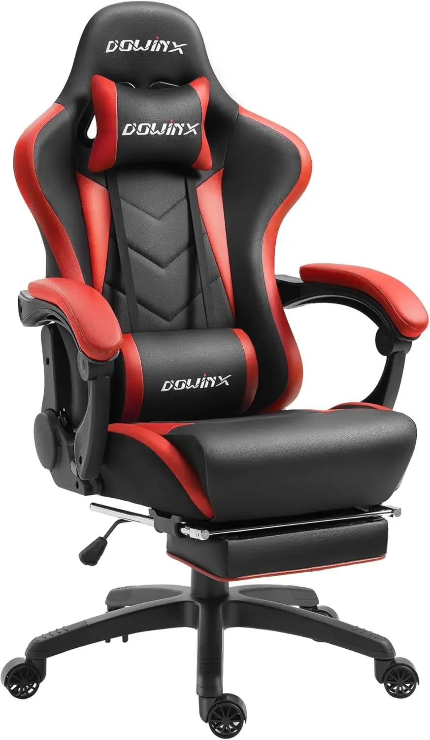 Gaming Chair Ergonomic Racing Style Recliner with Massage Lumbar Support, Office Armchair for Computer PU Leather E-Sports
