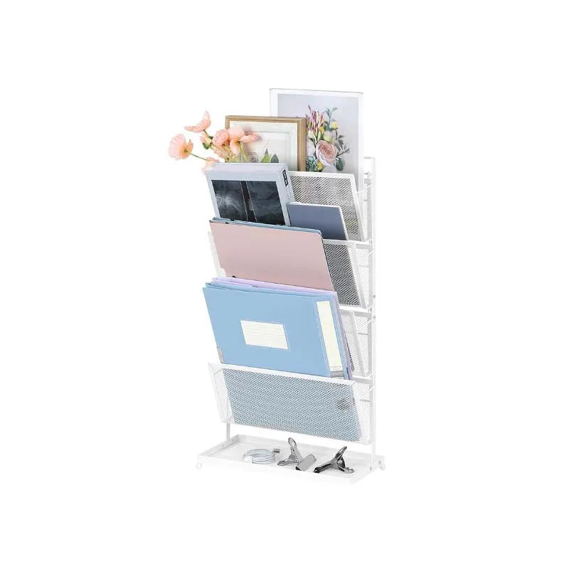 File Organizer Desk Vertical File Folder Holder Standing