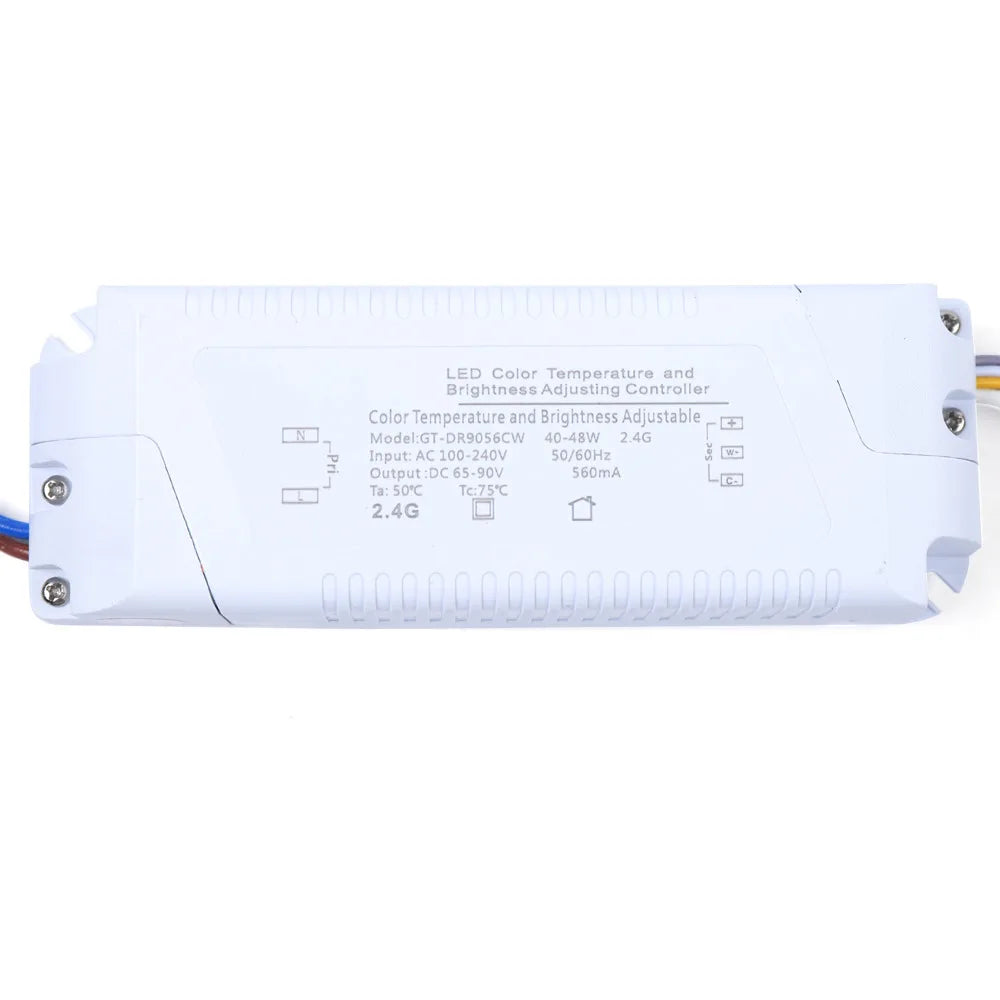 Modern LED Acrylic 4-head Ceiling Light Flush Mount Stepless Dimming Lamp Chandelier W/ Remote Control Fit 8-15m² Room