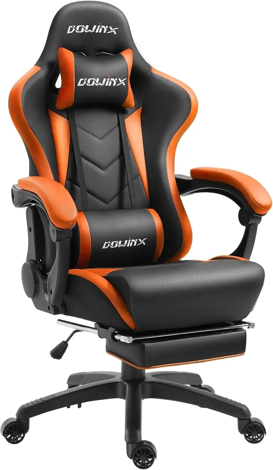Gaming Chair Ergonomic Racing Style Recliner with Massage Lumbar Support, Office Armchair for Computer PU Leather E-Sports