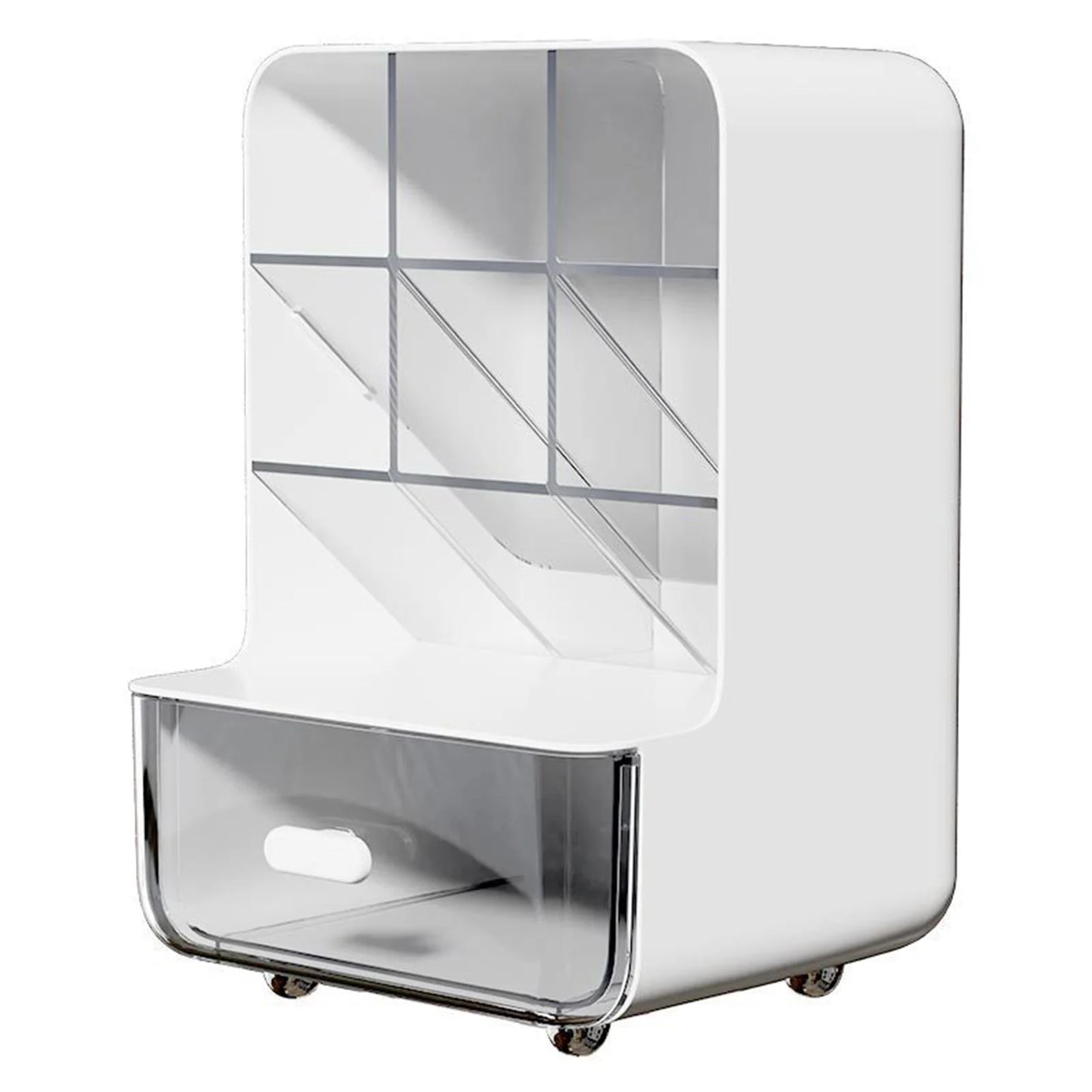 Students' Large-capacity Oblique Pen Holder Desk Stationery Storage Box School Office Desk Sundry Storage Rack Desk Storage Box