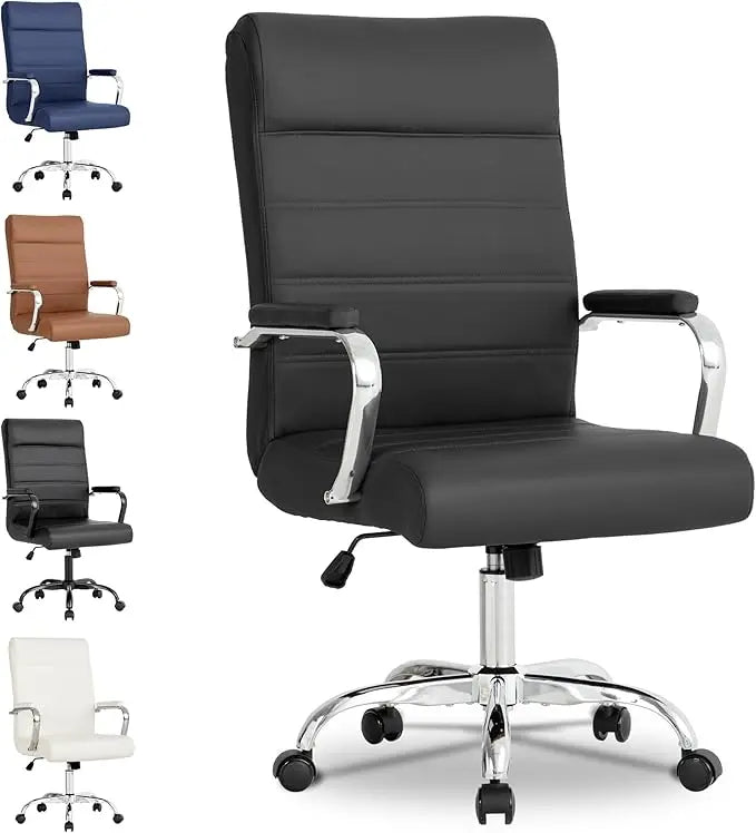 Office Desk Chair,Modern Leather Conference Room Chairs,High Back Ergonomic Home ofiice Chair,Adjustable Height Swivel Executive