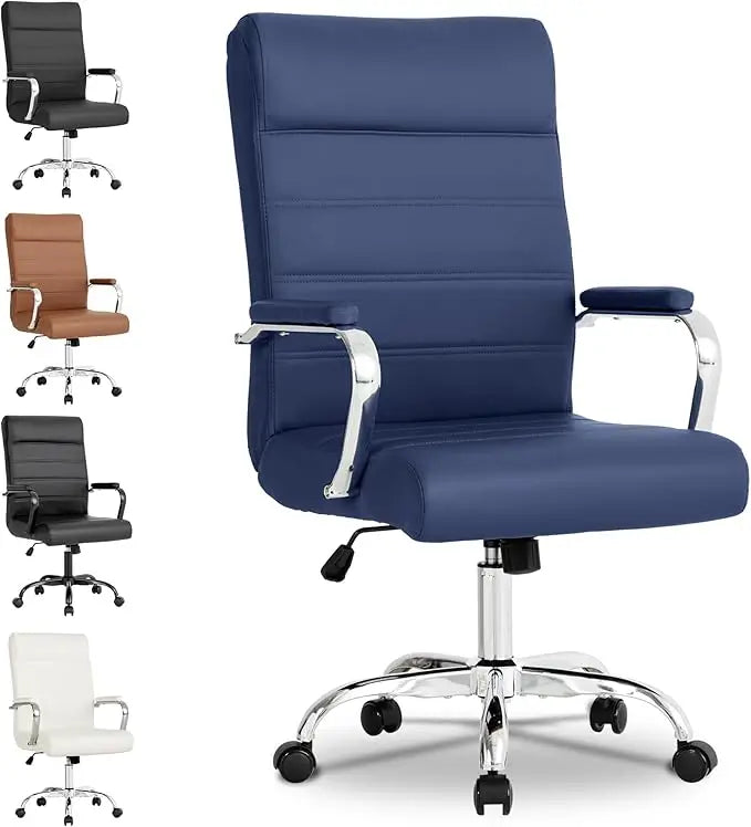 Office Desk Chair,Modern Leather Conference Room Chairs,High Back Ergonomic Home ofiice Chair,Adjustable Height Swivel Executive