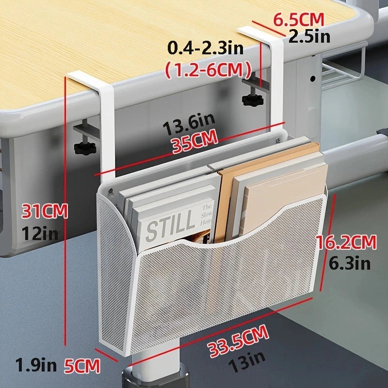 Clamp On Desk Drawer No Punching Desk Side Storage New Stationery Holder Home