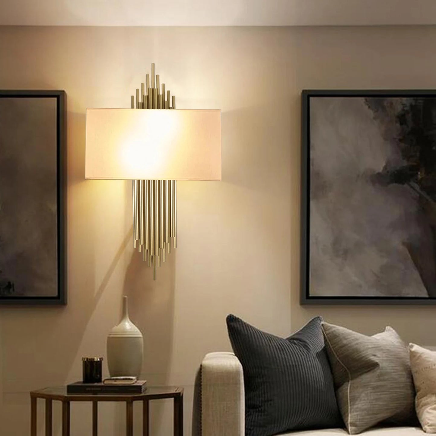 Modern Wall Lighting Fixture, Creative Simple Cleaning 60W 110-130V Wall Mounted Sturdy and Quality