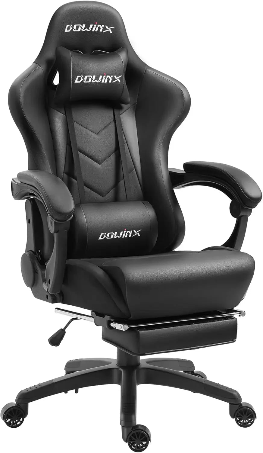Gaming Chair Ergonomic Racing Style Recliner with Massage Lumbar Support, Office Armchair for Computer PU Leather E-Sports