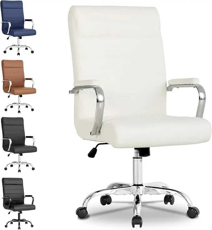 Office Desk Chair,Modern Leather Conference Room Chairs,High Back Ergonomic Home ofiice Chair,Adjustable Height Swivel Executive