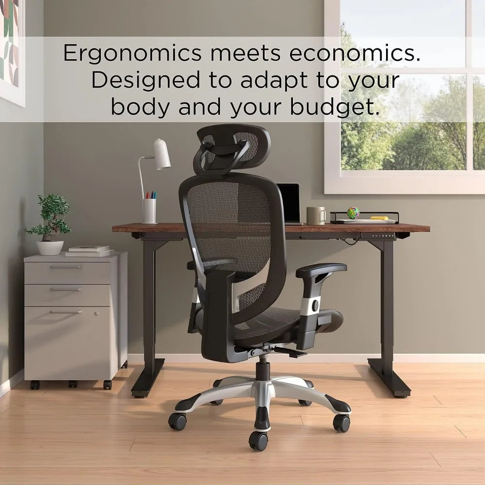 Staples Hyken Ergonomic Mesh Swivel Task Chair, Charcoal Gray (UN59464)