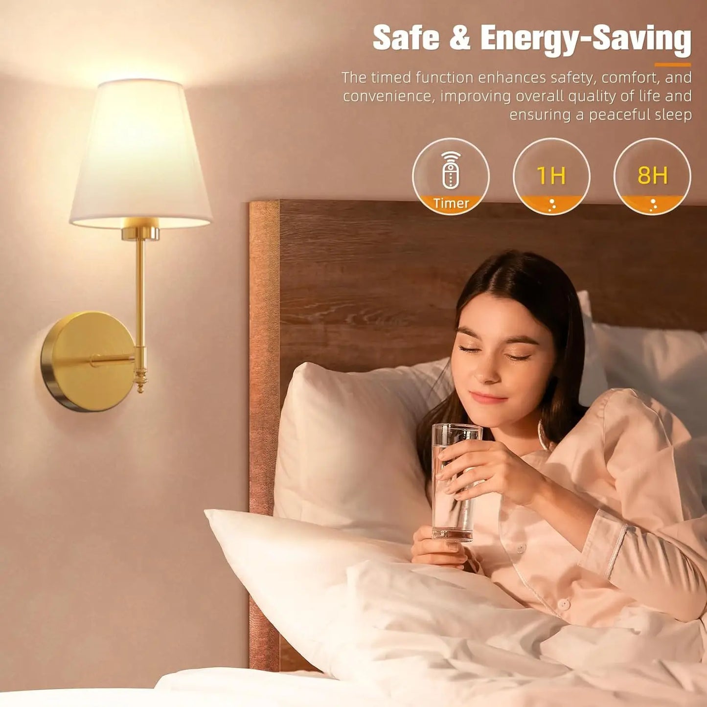 Hot-Selling Nordic Corridor Wall Lamp Indoor Atmosphere Rechargeable USB Charging Touch Dimmer Lamp