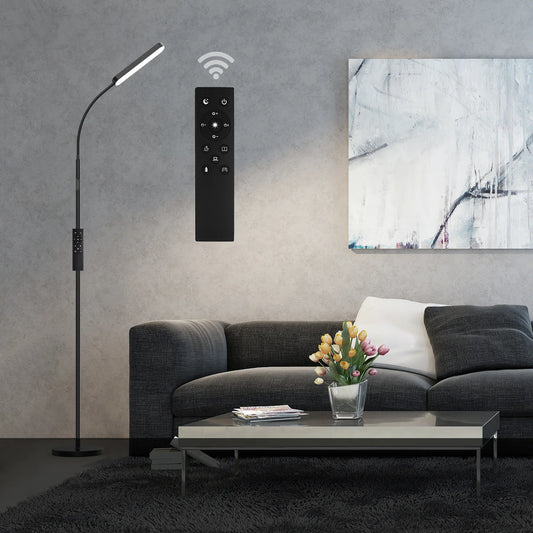 68.7" LED Standing Task/Reading Floor Lamp with Remote Control