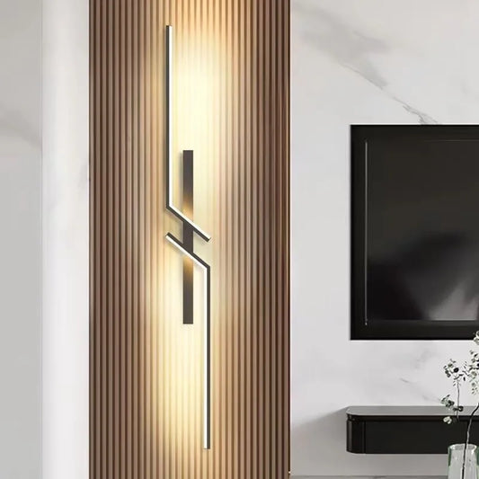 Modern LED Wall Lamp Minimalist Led 13W-18W Light Bedroom Bedside Long Strip Wall Sconces