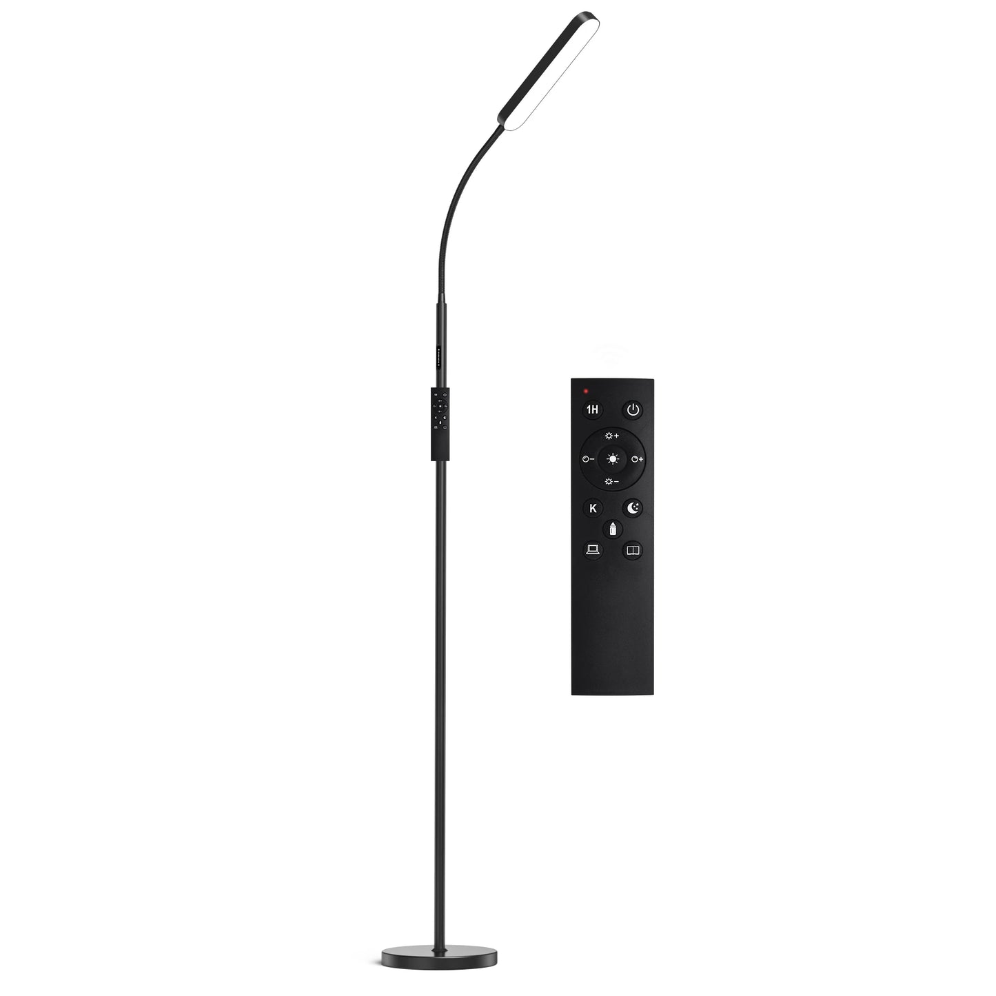 68.7" LED Standing Task/Reading Floor Lamp with Remote Control
