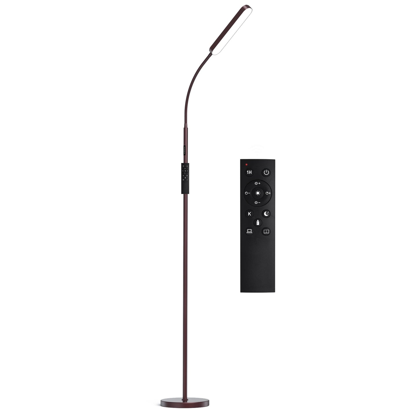 68.7" LED Standing Task/Reading Floor Lamp with Remote Control