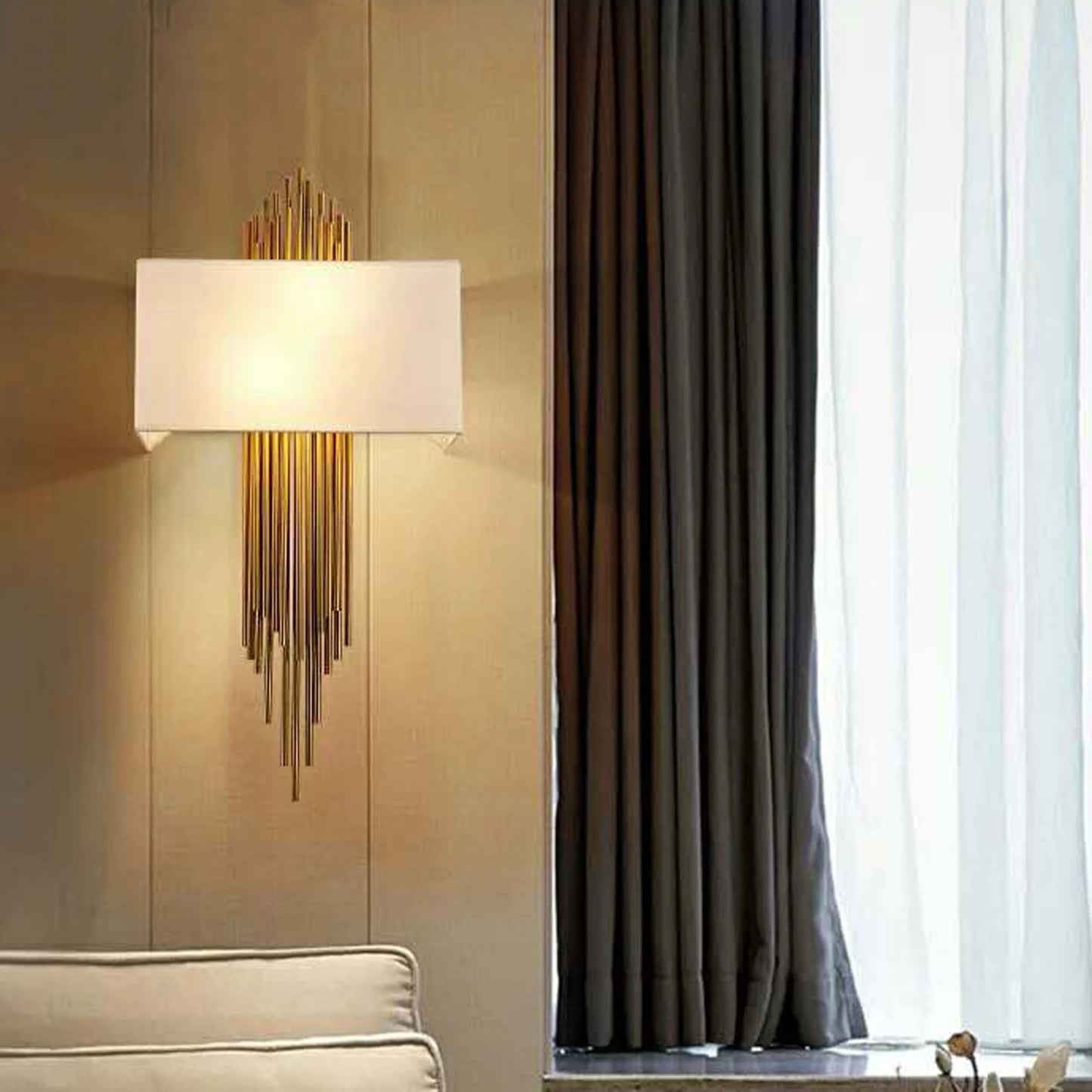 Modern Wall Lighting Fixture, Creative Simple Cleaning 60W 110-130V Wall Mounted Sturdy and Quality