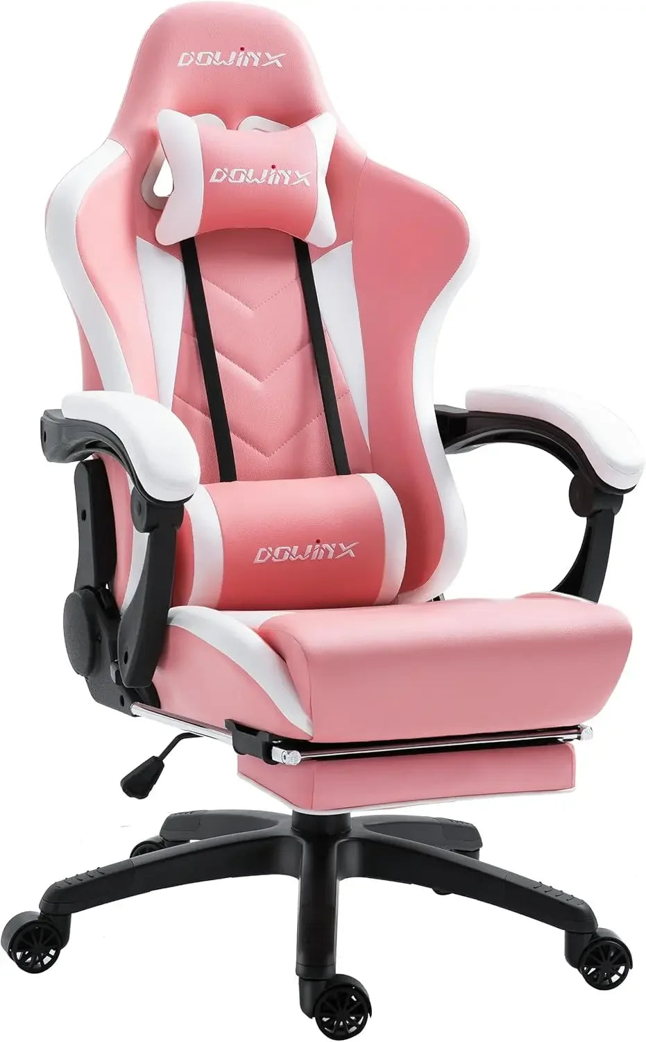 Gaming Chair Ergonomic Racing Style Recliner with Massage Lumbar Support, Office Armchair for Computer PU Leather E-Sports