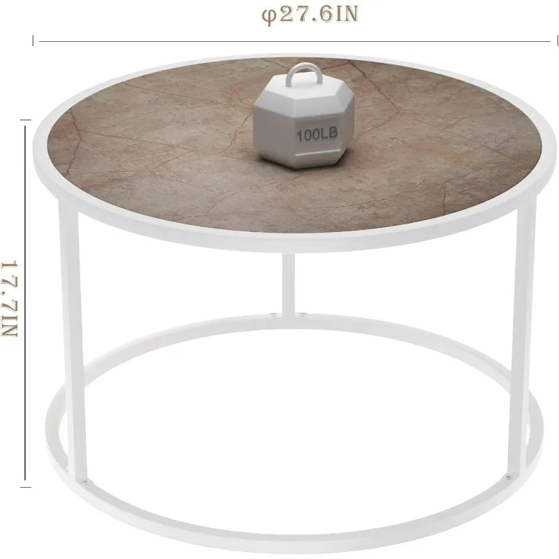 Black Coffee Table Small Square Coffee Tables Simple Modern Center Table for Home Office (27.6 * 27.6 * 15.7Inch)